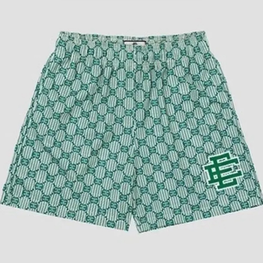 Eric Emanuel EE Basic Short Green Pattern
